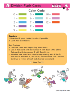 #Freeproductreceived Page a Day Math offers amazing kits that your kids will enjoy using to improve their Math fact fluency skills! #hsreviews #pageadaymath