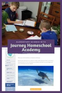 #FreeProductReceived Journey Homeschool Academy's course Experience Biology Elementary is fun, easy to use, and provides clear in-depth Science instruction for me to use with my kids. #hsreviews #ExperienceBiology