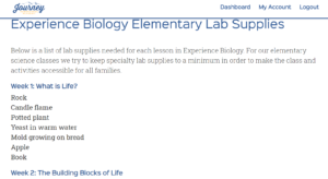 #FreeProductReceived Journey Homeschool Academy's course Experience Biology Elementary is fun, easy to use, and provides clear in-depth Science instruction for me to use with my kids. #hsreviews #ExperienceBiology