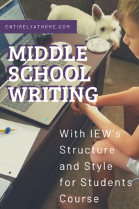 #FreeProductReceived IEW has created an excellence course for middle school students to improve their writing skills. #hsreviews #iewsss #iewfreelessons