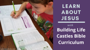 #FreeProductReceived Positive Action Bible Curriculum's 4th grade Building Life Castles Curriculum is a great foundational Bible Study for 4th grade students. #hsreviews #positiveactionforchrist #positiveactionbiblecurriculum