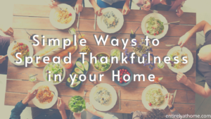 Being able to see the small things and be thankful each day has been important in or family! Read more for a simple way to spread thankfulness in your home! #thankfulness #familytime #spreadthankfulness