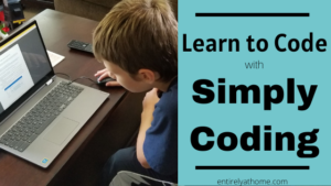 #FreeProductReceived Simply Coding provides students with a fun way for kids to learn to code with interactive self-paced video courses. #hsreviews #simplycoding #homeschoolelectives #homeschoolcoding #onlinecodingclasses #programmingskills #javascript