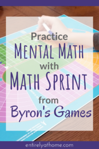 #FreeProductReceived Byron's Games has released another fun new Learning Game for your Kids! Math Sprint the Mental Math Game is great for fun practice of math facts! Click to find out more! #gamesforkids #hsreviews #byronsgames #mathgames #homeschoolgames #mathsprint @byronsgames
