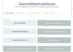 #FreeProductReceived Simply Coding provides students with a fun way for kids to learn to code with interactive self-paced video courses. #hsreviews #simplycoding #homeschoolelectives #homeschoolcoding #onlinecodingclasses #programmingskills #javascript