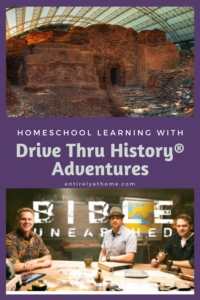 #FreeProductReceived My boys and I are loving learning about Archeology and its importance with Drive Thru History's New course Bible Unearthed. Click to read more! #hsreviews #bibleunearthed