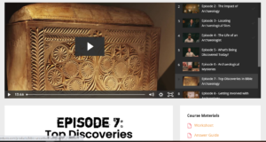 #FreeProductReceived My boys and I are loving learning about Archeology and its importance with Drive Thru History's New course Bible Unearthed. Click to read more! #hsreviews #bibleunearthed
