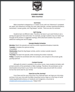 #FreeProductReceived My boys and I are loving learning about Archeology and its importance with Drive Thru History's New course Bible Unearthed. Click to read more! #hsreviews #bibleunearthed