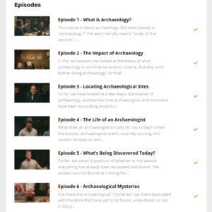 #FreeProductReceived My boys and I are loving learning about Archeology and its importance with Drive Thru History's New course Bible Unearthed. Click to read more! #hsreviews #bibleunearthed