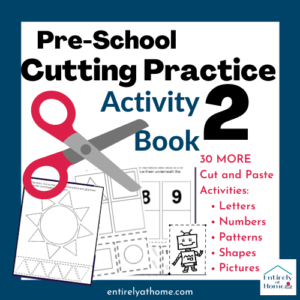 Preschool Cutting Practice Activity Book Part 2