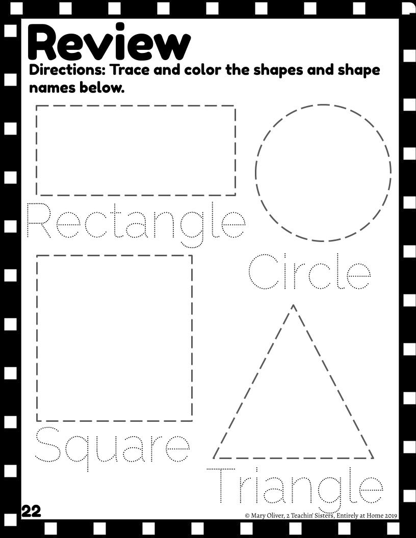 Preschool Learn My Shapes Workbook - Image 7