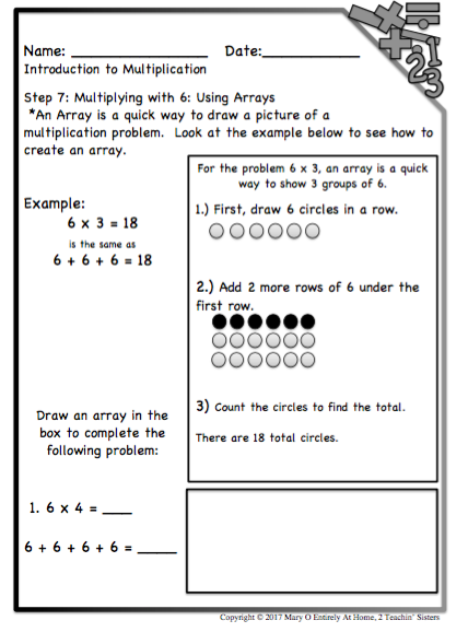 Introduction to Multiplication Workbook - Image 3