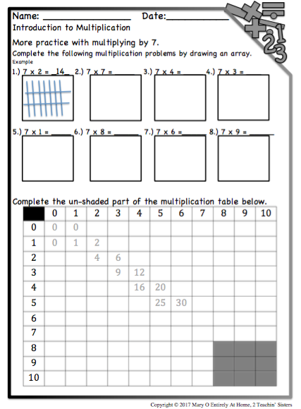 Introduction to Multiplication Workbook - Image 5
