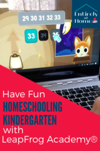 Free Product Received - Homeschooling your Kindergarten student can be a lot easier with LeapFrog Academy. Your child will enjoy the games and activities while learning!