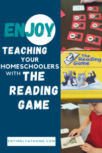The Reading Game is a Great resource for homeschooling and gameschoolingteaching children to learn to read, and strengthen their reading fluency skills.