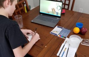 Complimentary Product Received ~ ARTistic Pursuits has an excellent new course, Beginner Level, Art Core 2, Painting with Watercolor Pencils, that we are enjoying using to learn art in our homeschool. #hsreviews #ARTisticPursuits #Art #Creative #arteducation #education