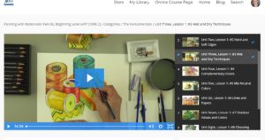 Complimentary Product Received ~ ARTistic Pursuits has an excellent new course, Beginner Level, Art Core 2, Painting with Watercolor Pencils, that we are enjoying using to learn art in our homeschool. #hsreviews #ARTisticPursuits #Art #Creative #arteducation #education