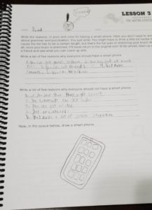 Complimentary Product Received ~ Creative Word Studio's Sparkling Bits of Writing Book one is a great workbook to help teach and encourage creative writing for your 5th and 6th grade students. #hsreviews #creativewordstudio #Christianhomeschool #languagearts #homeschoolwritingcurriculum #teachingwriting