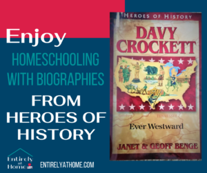 Complimentary Product Received ~ The Heroes of History Series from YWAM Publishing provides amazing historical biographies for kids to read and learn from in your Homeschool. #hsreviews #homeschool #heroesofhistory #ywampublishing #homeschoolcurriculum #truebiographies