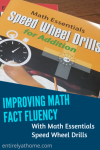 Complimentary Product Received ~ Building Math Fact Fluency in our homeschool is easy with Math Essentials Speed Wheel Drills #mathfacts #hsreviews #mathessentials #homeschoolmath #mathathome #additionfacts #multiplicationfacts #divisionfacts #homeschoolingmath