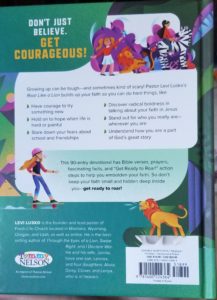 Complimentary Product Received ~ Roar Like a Lion is a devotional book for kids to give them courage in their Faith in Jesus.