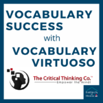 Complimentary Product Received - Critical Thinking Company's Book Vocabulary Virtuoso is a great resource for increasing Vocabulary knowledge for Middle School Students.